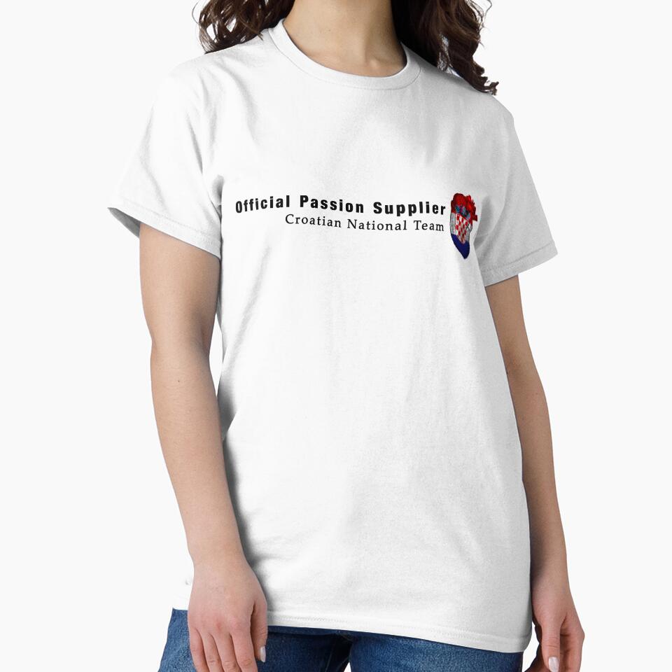Croatia fan shirt "Passion & Heart" by Endorfin Garment