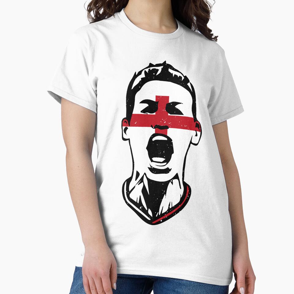 England Team 2018 T-Shirt Fan Flag Face by screenworks