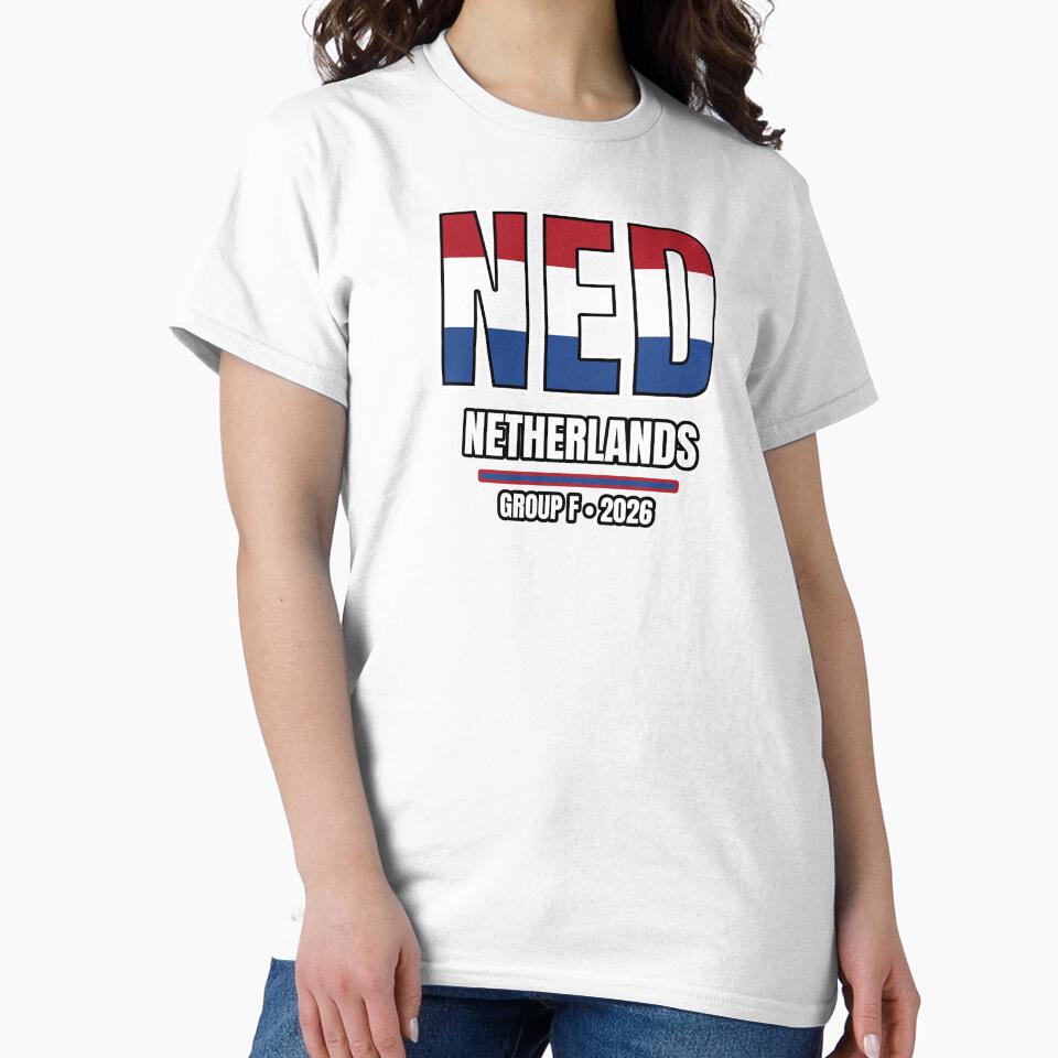 Netherlands 2026 Football Shirt | NED Netherlands Soccer Fan Apparel | Netherlands National Team Supporter Tee | Football 2026 Gift by The Hairy Melon