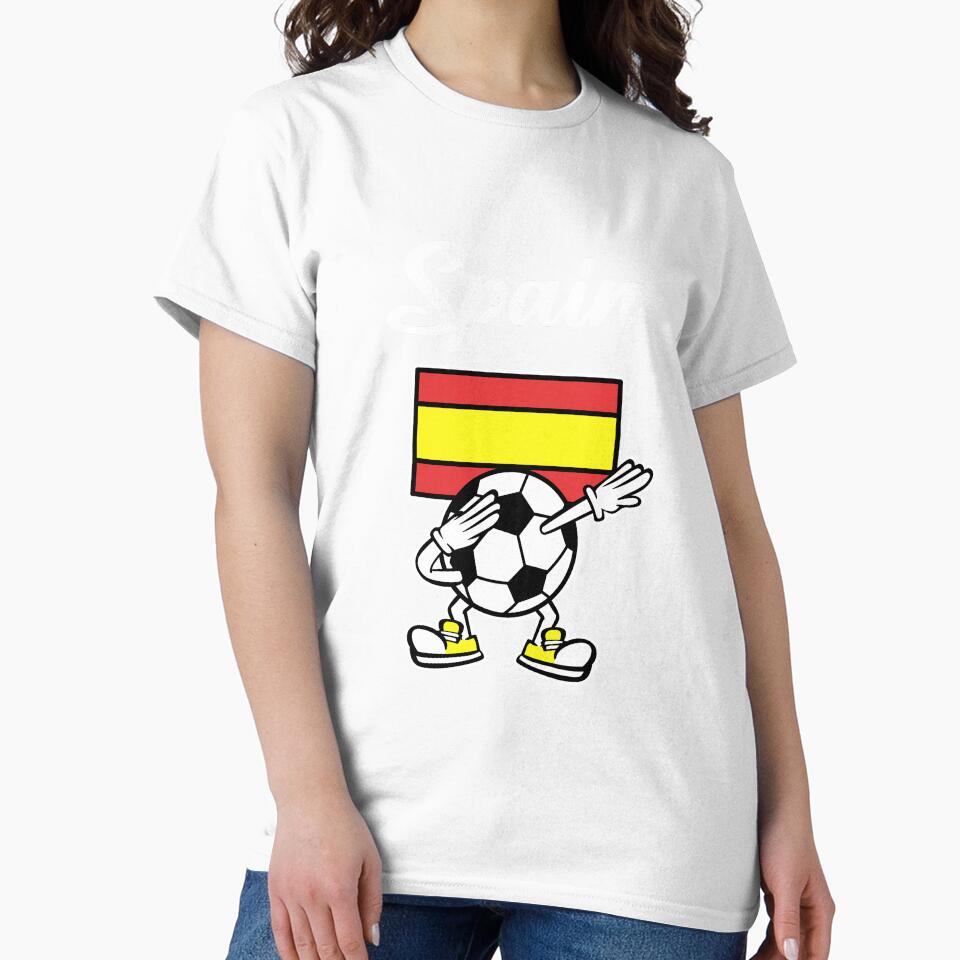 SPAIN - Dabbing Football Soccer Ball - SPAIN Flag by Darling DeDe