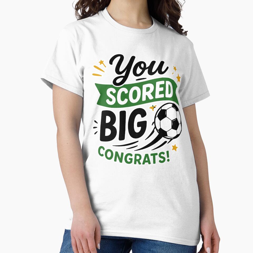You Scored Big – Soccer Congrats Celebration by Gift Phrase Studio