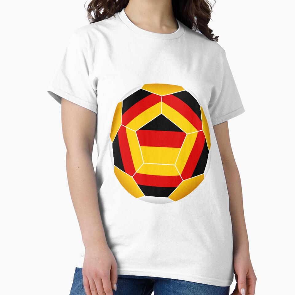 Soccer ball with German flag by siloto