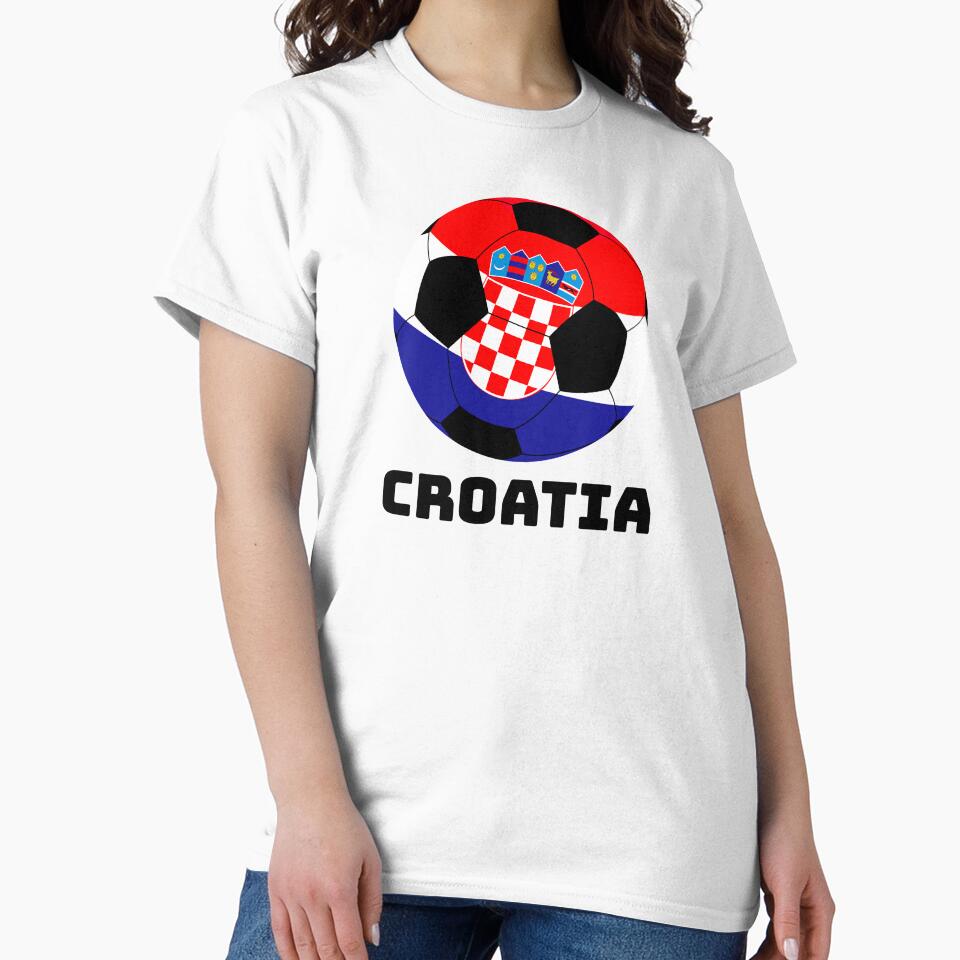 Croatia Football Croatia Gift Sport T-Shirt by MarlowLoom