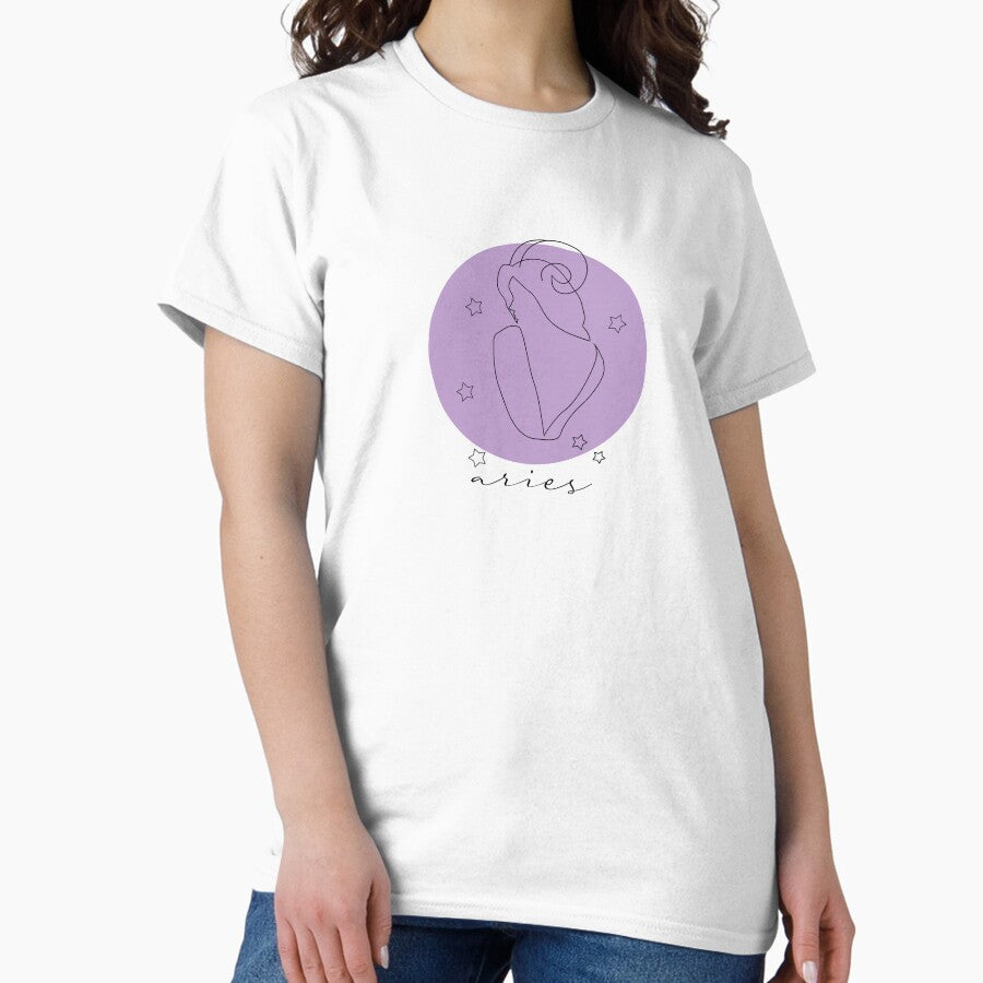 Aries Illustration Classic T-Shirt Hoodie, Sweatshirt | PureTeeCo.com