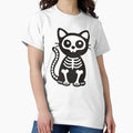 Cat Skeletal Classic T-Shirt Hoodie, Sweatshirt | PureTeeCo.com