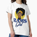 Black Girl Rams Girl Detroit Rams Classic T Shirt Hoodie, Sweatshirt | PureTeeCo.com