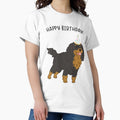 Black And Tan Cavalier King Charles Spaniel Cavie Dog Happy Birthday Classic T Shirt Hoodie, Sweatshirt | PureTeeCo.com