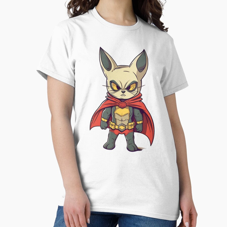 Angry cat superhero Classic T-Shirt Hoodie, Sweatshirt | PureTeeCo.com