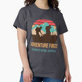 Adventure First Direction Later Classic T Shirt Hoodie, Sweatshirt | PureTeeCo.com