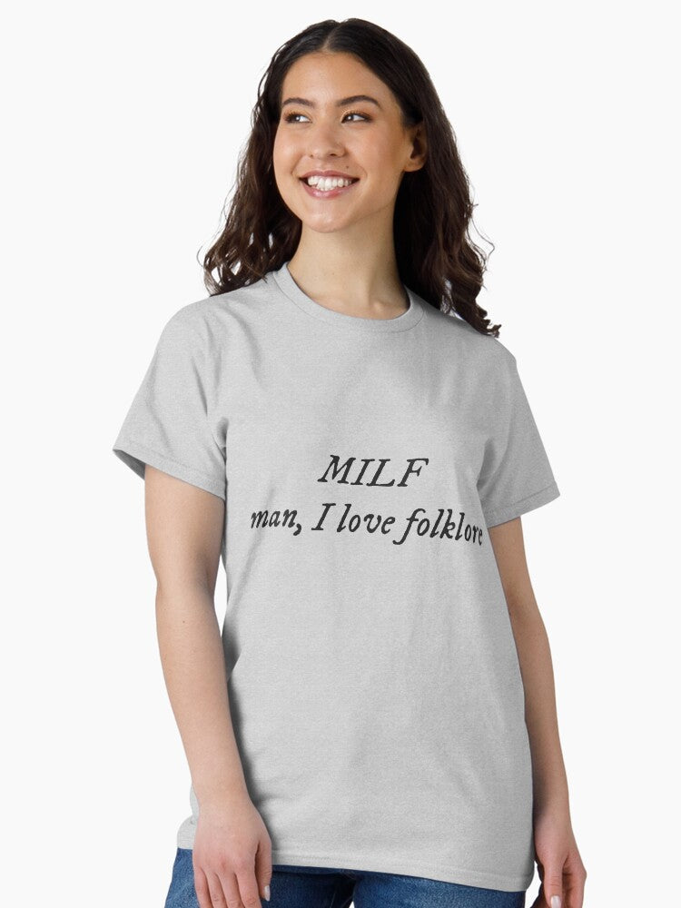 MILF - Man I love folklore (folklore style) Classic T-Shirt Hoodie, Sweatshirt | PureTeeCo.com (Image 2)