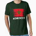 Morocco - Moroccan Flag Art | Sports Soccer Football Gift by melsens