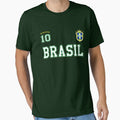 Brasil Brazil Soccer Design with number 10 by fermo