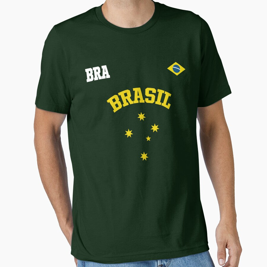 Brazil Art Brasil 2022 Retro Cruzeiro do Sul National Flag of Brazil by MrEddie10