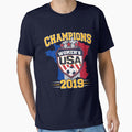 USA World Champions 2019 Women's Soccer Design - France Map on the back by fermo