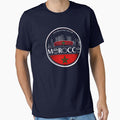 AFCON 2025 Morocco  Atlas Lions Football Emblem  Skyline Stadium by InPrintedWord