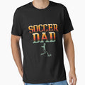 Vintage Soccer Dad Player Daddy Funny Fathers Day Cool Gift T-Shirt by TeeSaLim