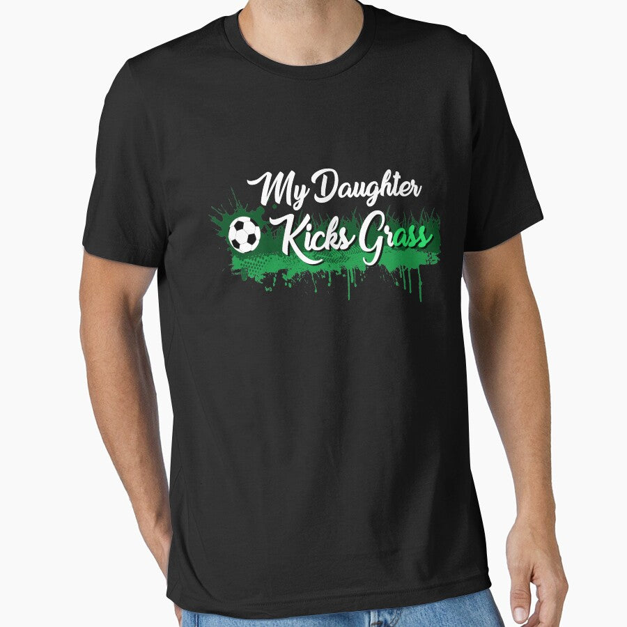 My daughter kick grass | soccer player gift | soccer coach gift | team soccer gifts | soccer gifts for her | soccer shirts | soccer gift ideas | futbol | soccer shirts for girls by Kreature Look