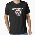 Angry Hrvatska Soccer Ball with Flag of Croatia Fan by festivalshirt