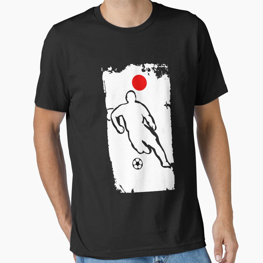 Japan Flag Soccer Player by melsens