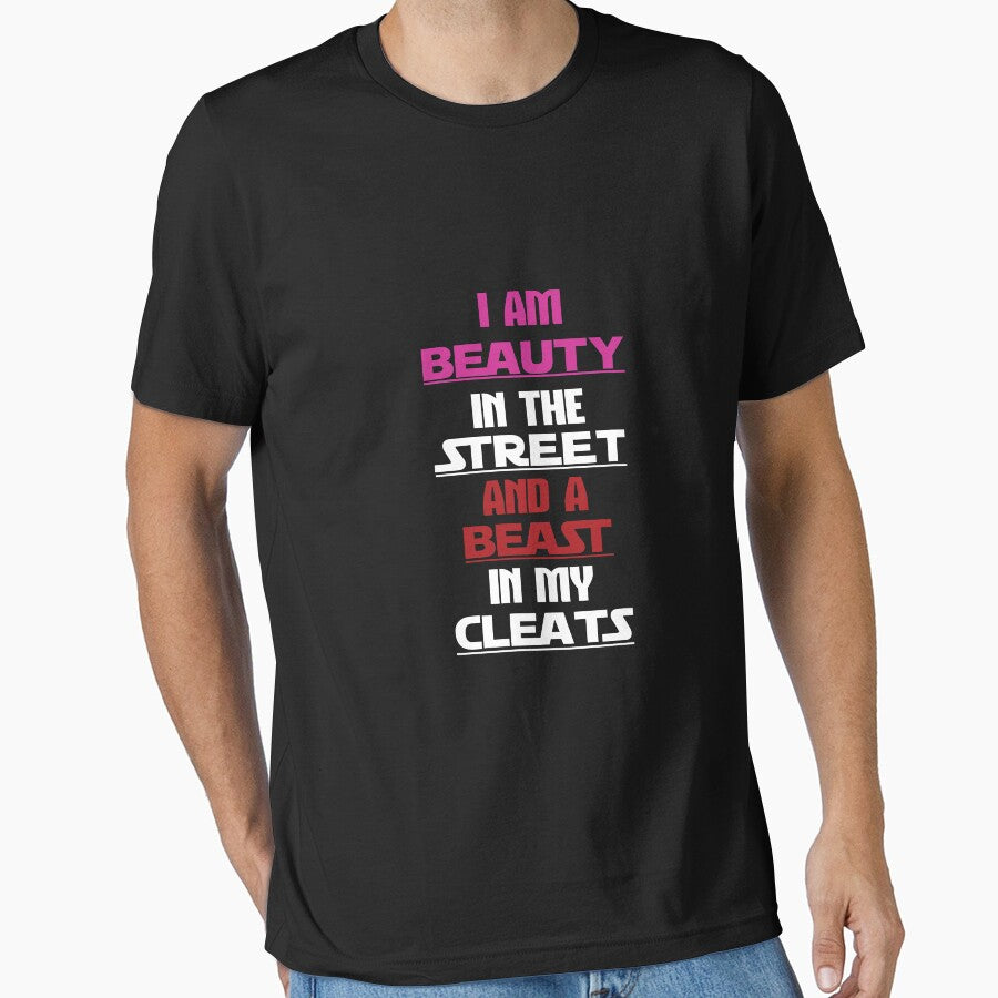 Beauty in the street Beast in my Cleats | soccer player gift | soccer coach gift | team soccer gifts | soccer gifts for her | soccer shirts | soccer gift ideas | futbol | soccer shirts for girls by Kreature Look