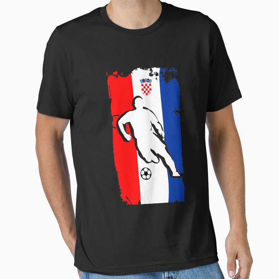 Croatia Flag Soccer Player by melsens
