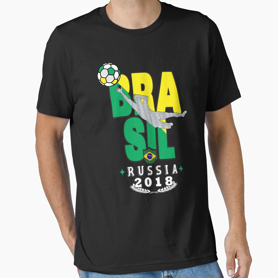 Brasil  world cup soccer Russia in 2018 Tshirt by Tetete
