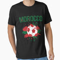 Morocco Soccer T-Shirt Fan Football Gift Cool Funny Quote - Morocco Soccer Tee Shirts Essentia by yeseniaval