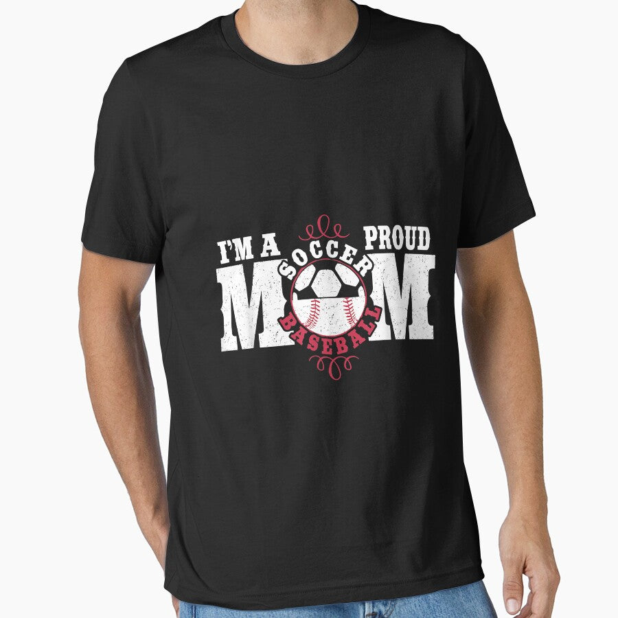 I'm a Proud Soccer Baseball Mom - Combined Sports by Mitzi12312
