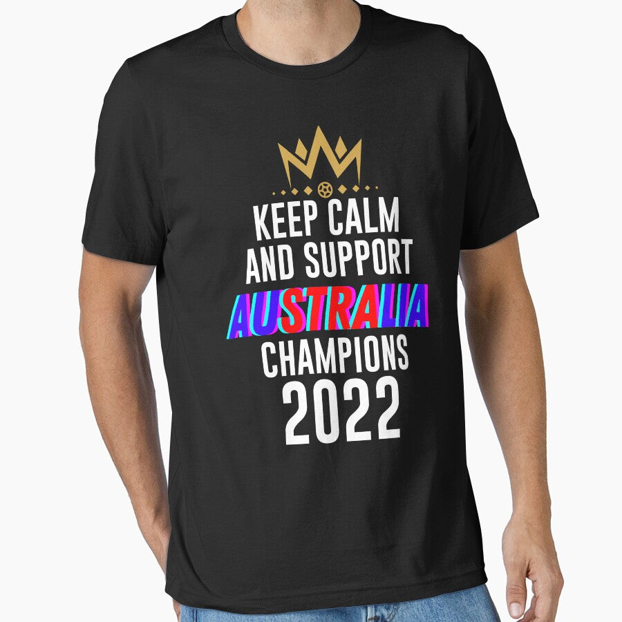 Keep calm and support Australia | Australia soccer team 2022 champions | Australia soccer team qatar by wear4gamers