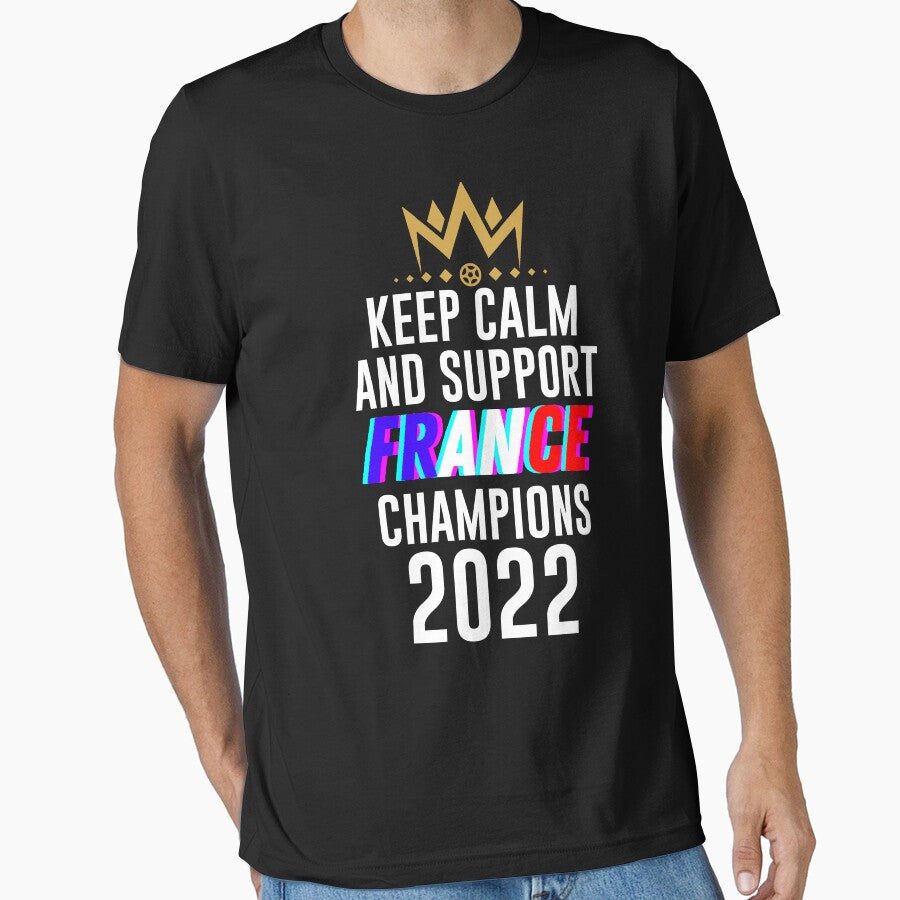 Keep calm and support France | France soccer team 2022 champions | France soccer team qatar by wear4gamers