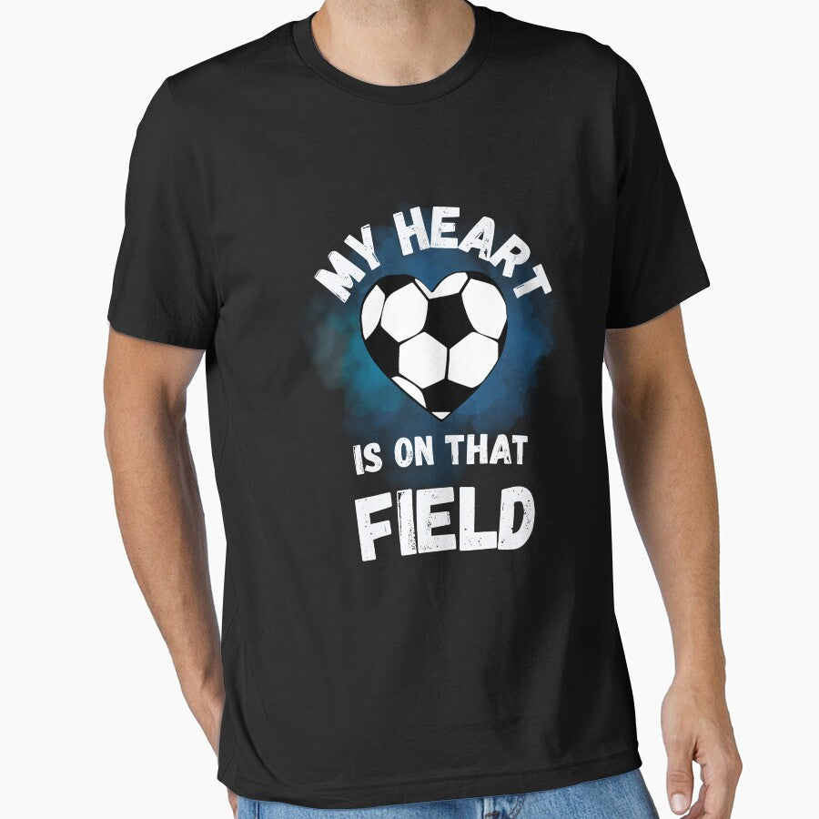 My Heart Is On That Field Soccer Lover Sport Players by VerveVerseBoo