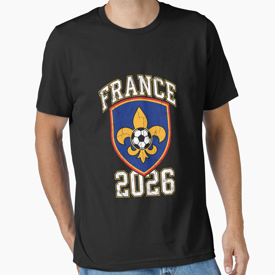France 2026 Fleur-De-Lis Football Crest by donwolfonline