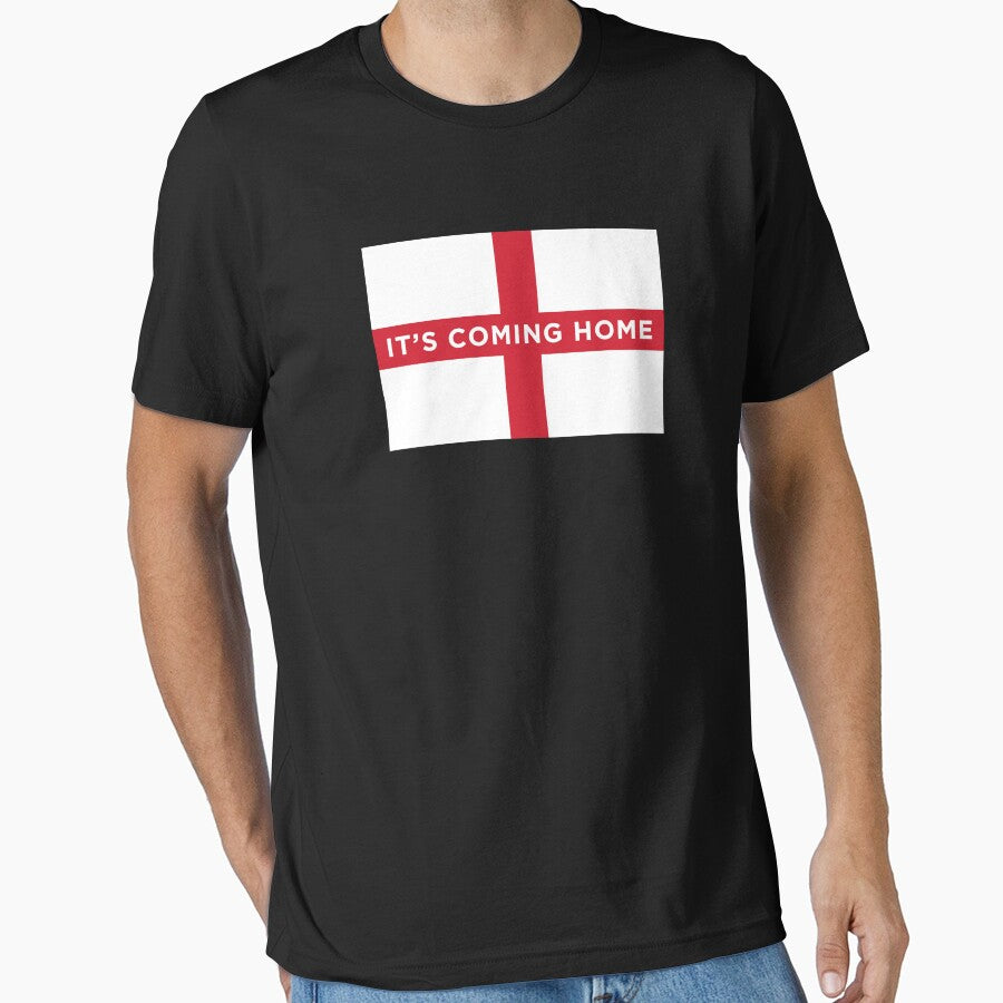 It's Coming Home England Flag (On Black) by STUDIO-72