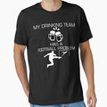 My Drinking Team Has A Football Problem Soccer Styled Quotation Graphic Text Letter Art by DoctorParanoid