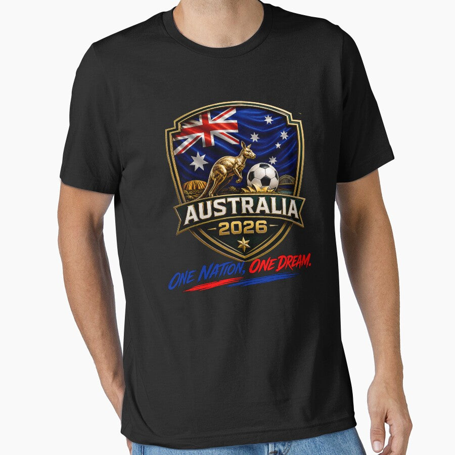 Australia Football 2026 Shirt | Aussie Aussie Aussie Oi Oi Oi | Australia Football Pride | Australian Soccer Fan Shirt by Huddy-clothes