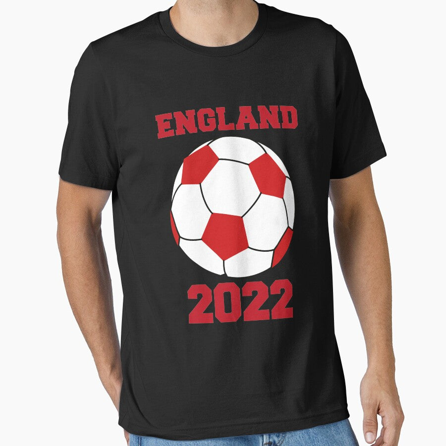 England Soccer Ball Flag 2022 - English Football Lovers by MGHdesign