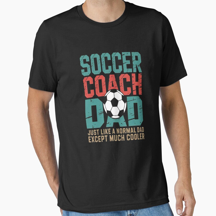 Soccer Coach Dad Fathers Day by SignaturalGen
