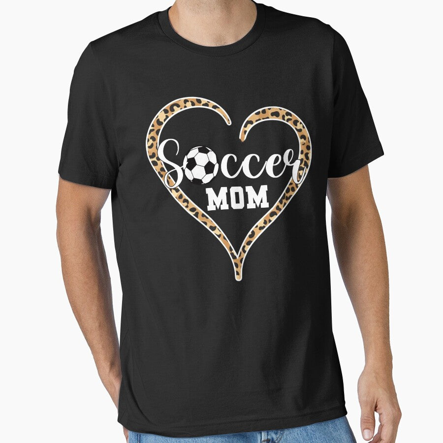 Leopard Heart Print Soccer Mom Heart by LashondaGreen89
