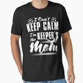 I Can'T Keep Calm I'M The Keeper'S Mom Soccer Mother by JWArtStudio