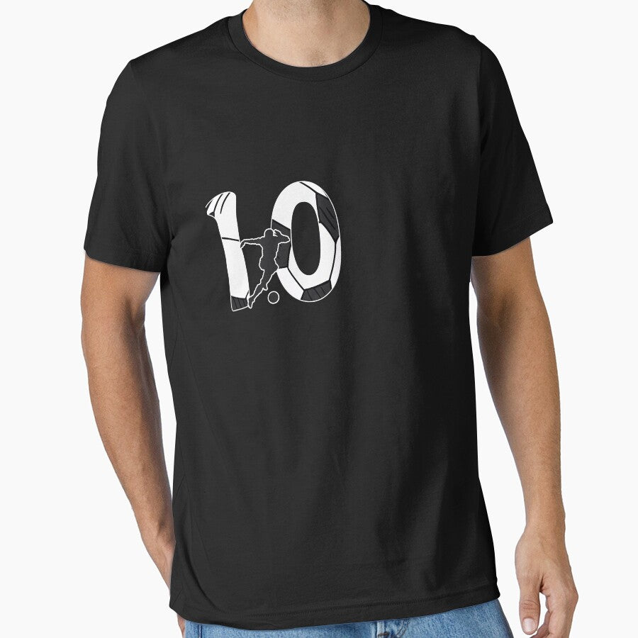 Kids 10th Birthday Soccer Player Gift - 10 Years Old Soccer T-Shirt by Brenda9000