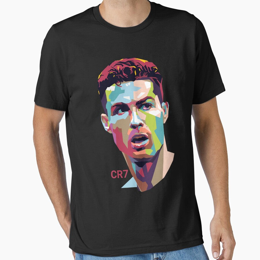 Cristiano Ronaldo Pop Art Portrait by WilliamBurz