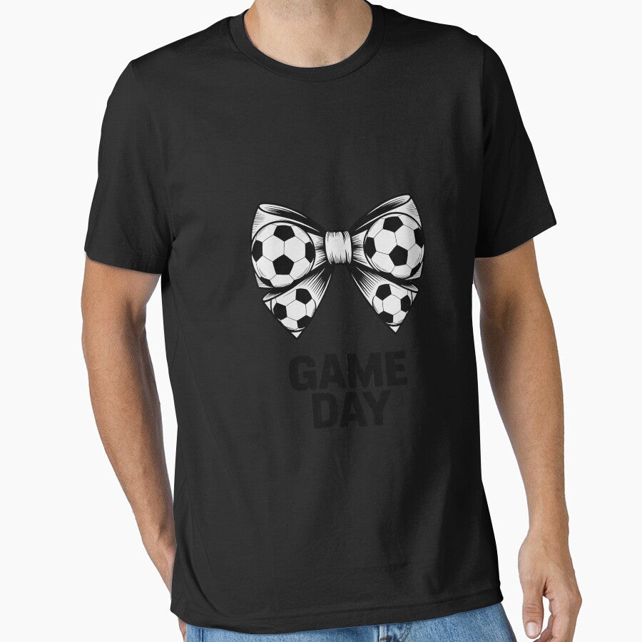 Coquette Bow Soccer Game Day Soccer Mom Mama Soccer Team by dainegilbert