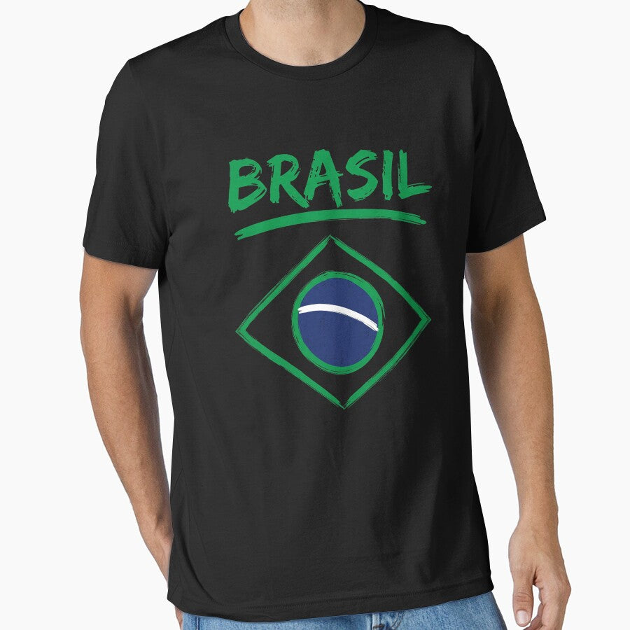 Brasil Brazilian Country Nation Pride Patriot Fan by SofenArt