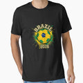 Brazil 2026 Soccer - Paint Splash Flag Ball by butterybud