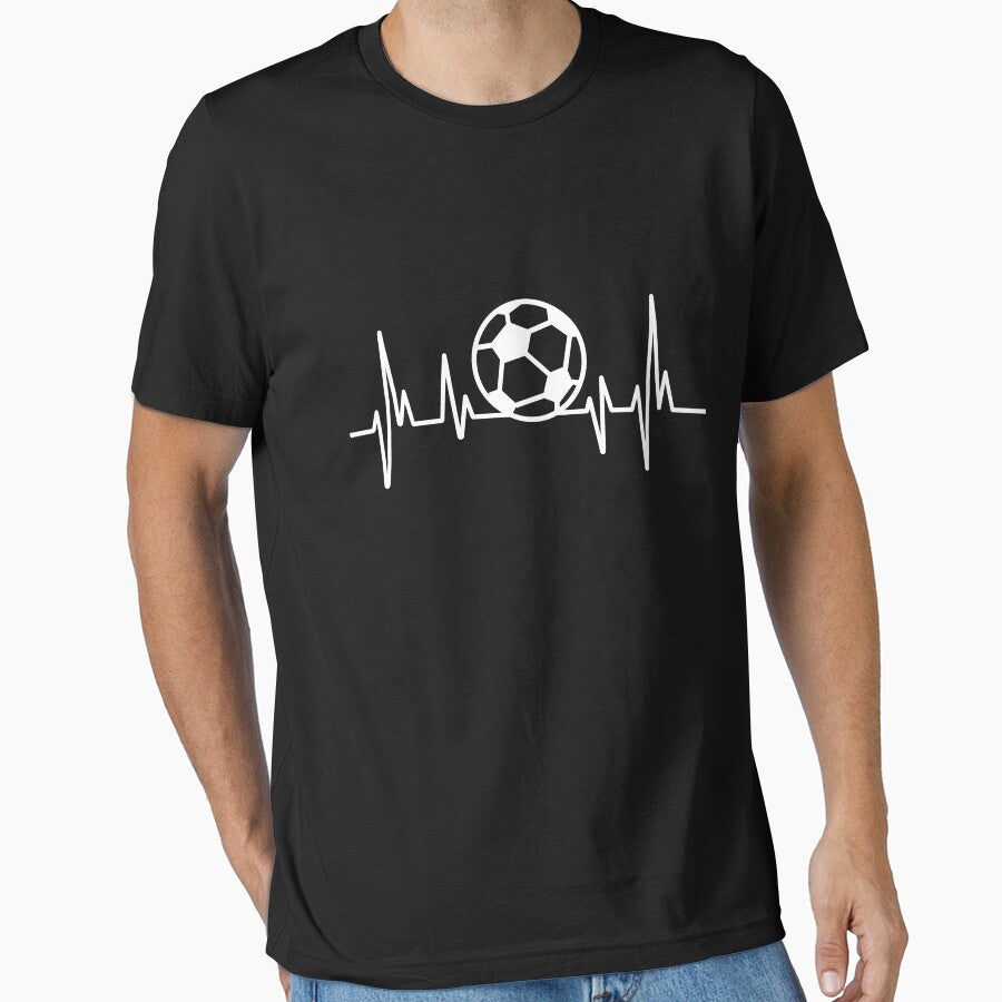 Soccer Heartbeat Shirt - Soccer Player Shirt - Soccer Coach Shirt - I Love Soccer Tshirt - Soccer Lover - Soccer T-Shirt - Heartbeat Soccer by johnii1422