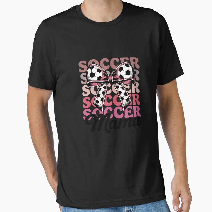 Soccer Mama Soccer Mom Mother's Day Coquette Bow by JonBarnes22