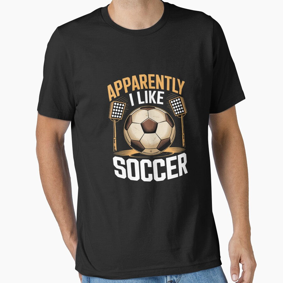 Apparently I Like Soccer Funny Soccer Season Game Day by JonBarnes22