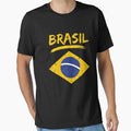 Brasil Brazilian National Pride Country Fan Travel by SofenArt