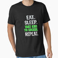 Funny Eat Sleep Take Kids to Soccer Mom & Dad gift by LGamble12345