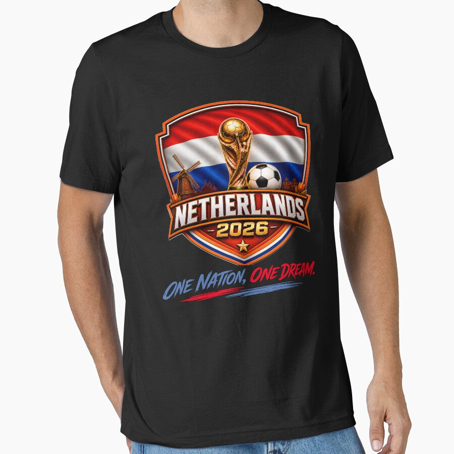 Netherlands Football 2026 Fan Crest | Dutch Soccer Hup Holland Hup by Huddy-clothes